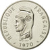 Moneta, AFARS E ISSAS FRANCESI, 100 Francs, 1970, Paris, FDC, Rame-nichel
