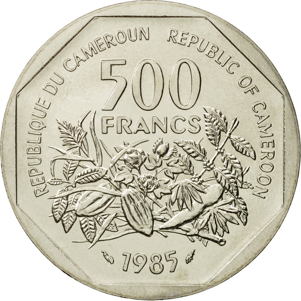 Camerun, 500 Francs, 1985, Paris, FDC, Rame-nichel, KM:E17