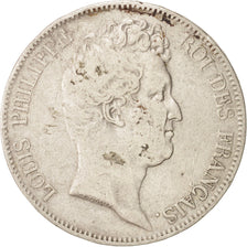 Frankreich, Louis-Philippe, 5 Francs, 1830 W, Lille, Silver, KM:735.13