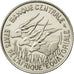 Coin, EQUATORIAL AFRICAN STATES, 100 Francs, 1966, Paris, MS(65-70), Nickel