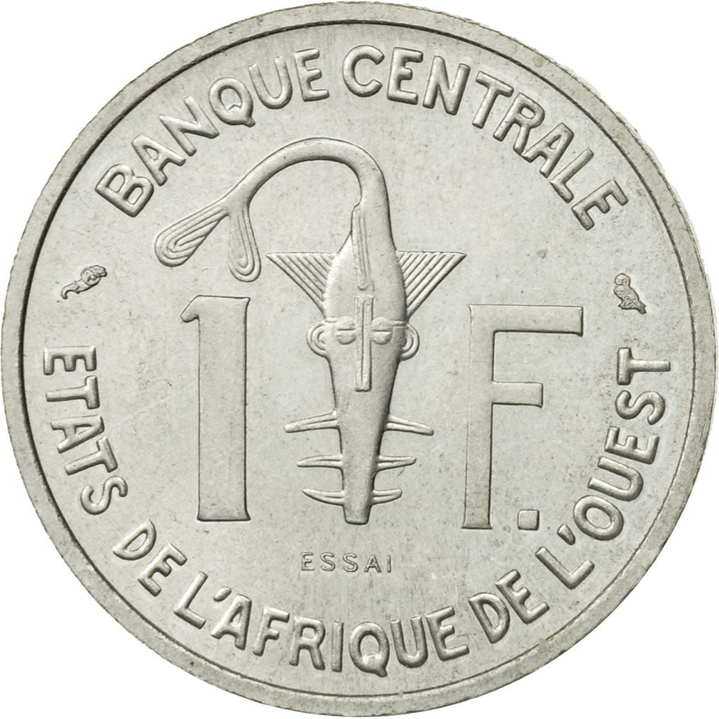 Coin, West African States, Franc, 1961, MS(65-70), Aluminum, KM:E3
