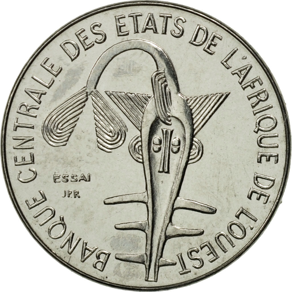 Coin, West African States, Franc, 1976, MS(65-70), Steel, KM:E8