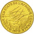 Munten, Staten van Centraal Afrika, 5 Francs, 1973, Paris, FDC, Aluminum-Bronze