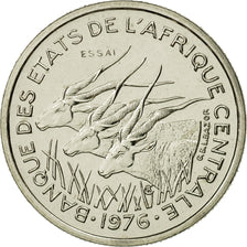 Estados del África central, 50 Francs, 1976, Paris, FDC, Níquel, KM:E8