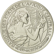 Estados del África central, 500 Francs, 1976, Paris, FDC, Níquel, KM:E9