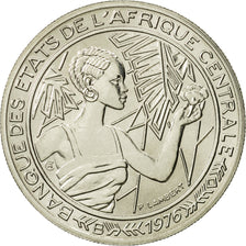 Coin, Central African States, 500 Francs, 1976, Paris, MS(65-70), Nickel, KM:E9