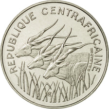 Coin, Central African Republic, 100 Francs, 1971, MS(65-70), Nickel, KM:E2