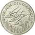 Coin, Central African Republic, 100 Francs, 1975, MS(65-70), Nickel, KM:E4