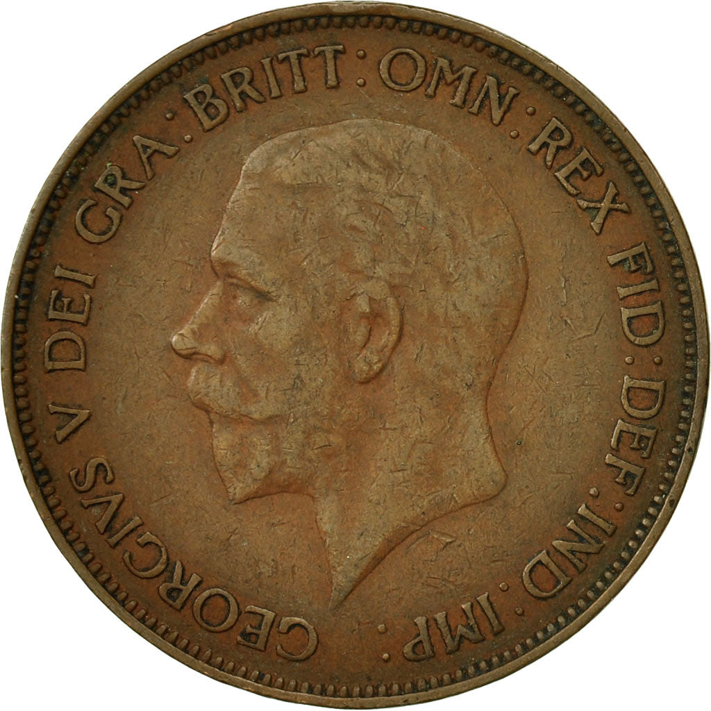 Coin, Great Britain, George V, Penny, 1936, EF(40-45), Bronze, KM:838