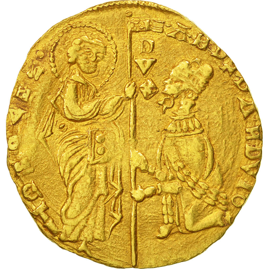Coin, ITALIAN STATES, VENICE, Andrea Dandulo (1342-1354), Zecchino, Undated