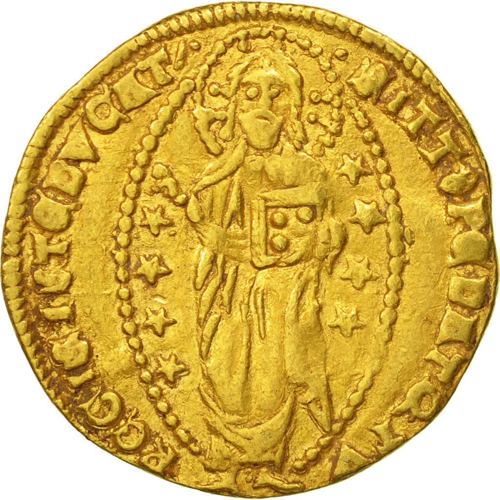 Coin, ITALIAN STATES, VENICE, Andrea Dandulo (1342-1354), Zecchino, Undated