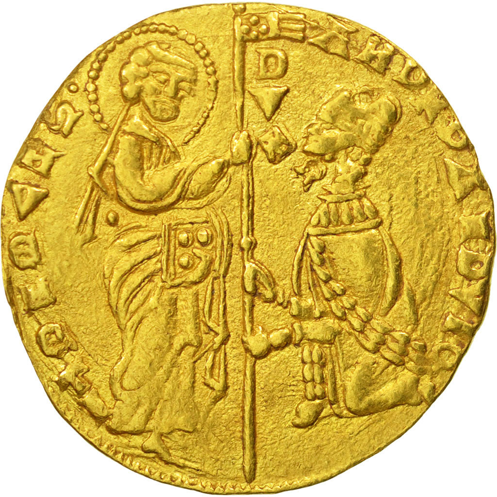 ITALIAN STATES, VENICE, Andrea Dandulo (1342-1354), Zecchino, Venice, AU(50-53)