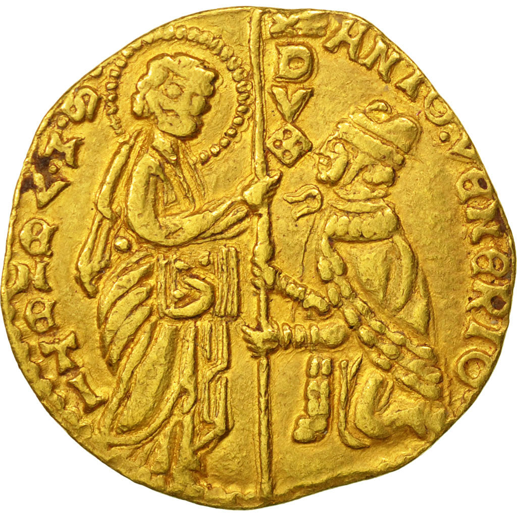 Coin, ITALIAN STATES, VENICE, Antonio Venier (1382-1400), Zecchino, Undated