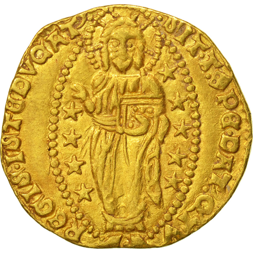 Coin, ITALIAN STATES, VENICE, Antonio Venier (1382-1400), Zecchino, Undated