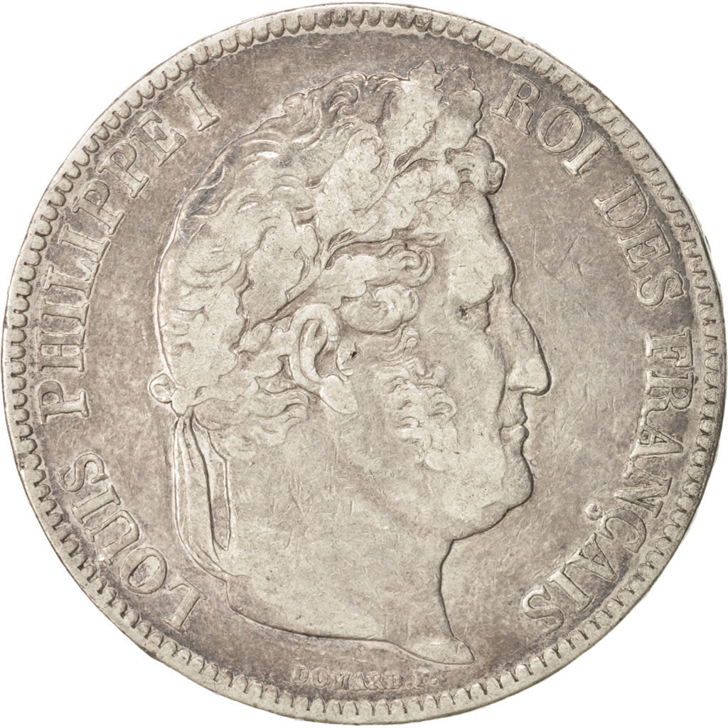 France, Louis-Philippe, 5 Francs, 1841 K, Bordeaux, Silver, KM:749.7