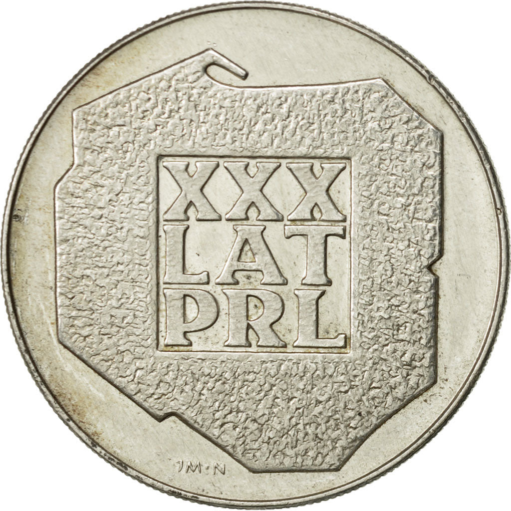 Coin, Poland, 200 Zlotych, 1974, Warsaw, AU(55-58), Silver, KM:72
