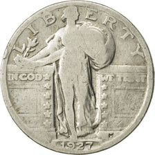 États-Unis, Standing Liberty Quarter, Quarter, 1927, Philadelphia, KM 145