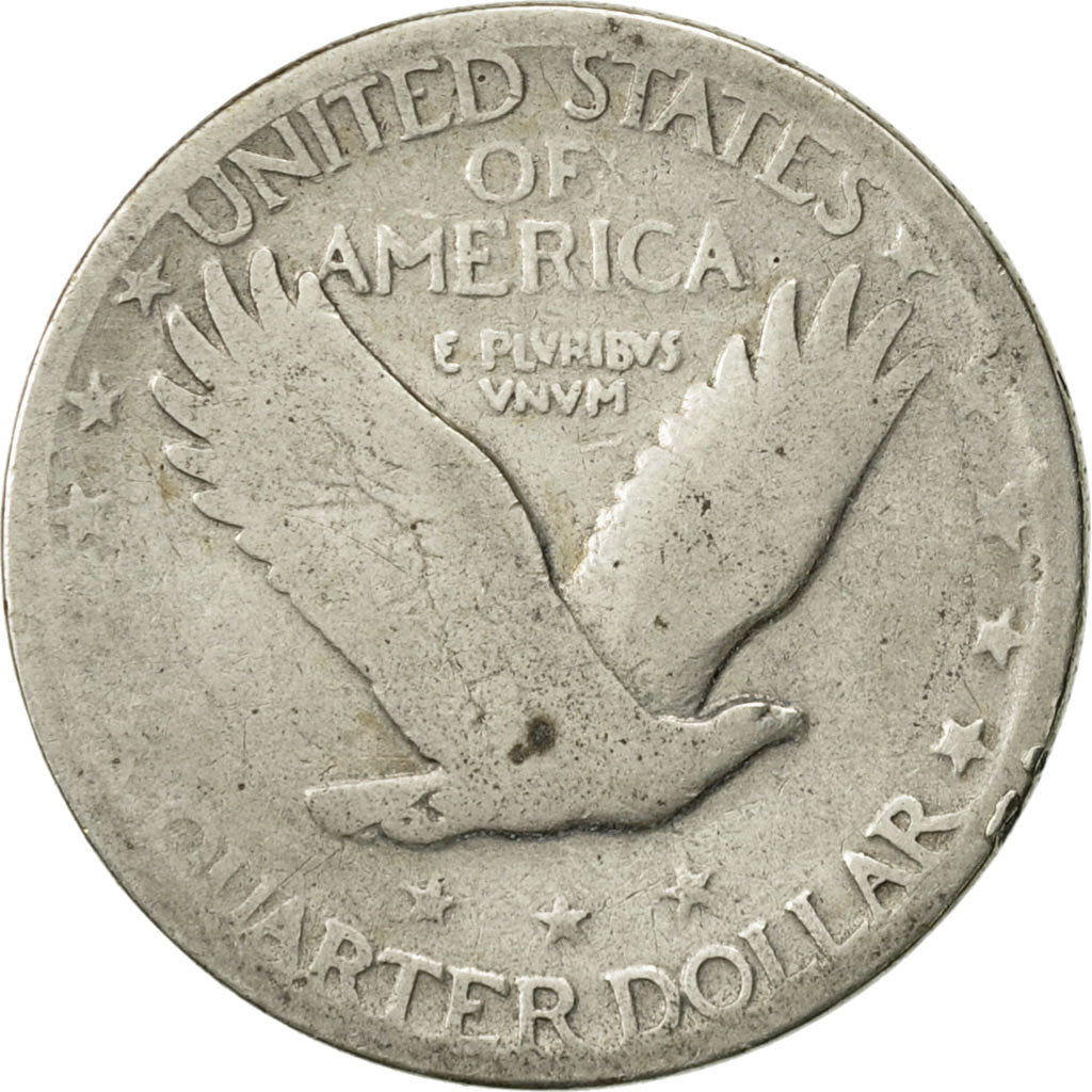États-Unis, Standing Liberty Quarter, Quarter, 1927, Philadelphia, KM 145