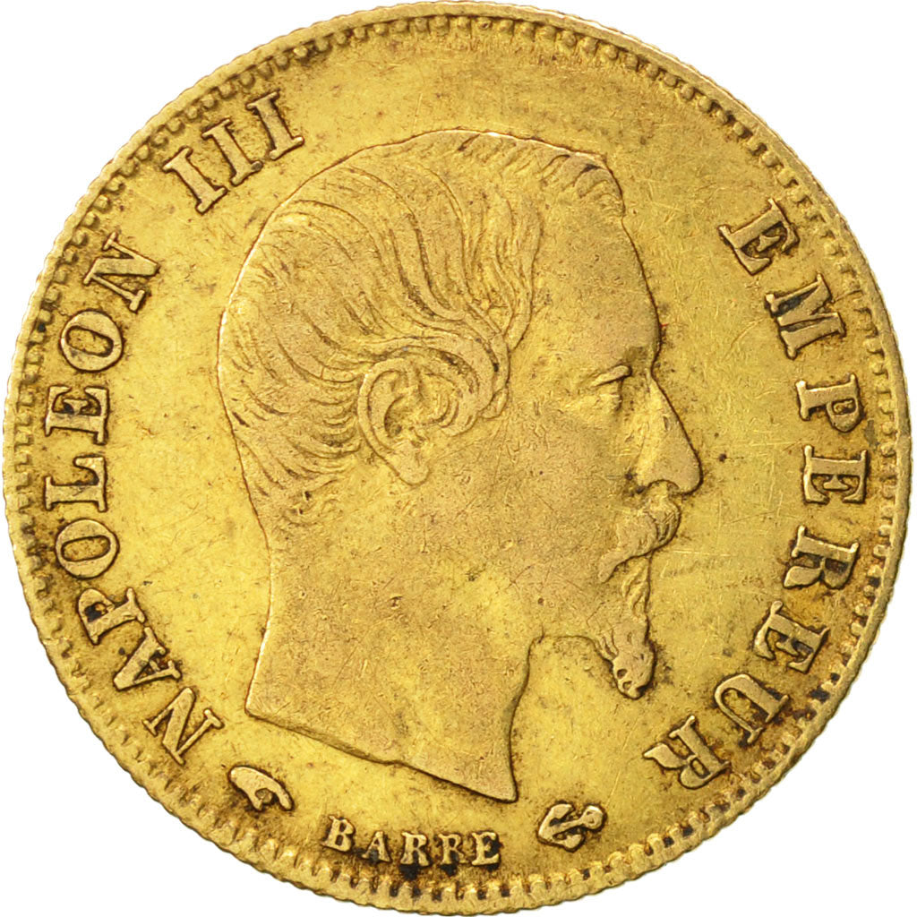 France, Napoleon III, 5 Francs, 1859, Paris, EF(40-45), KM 787.1, Gadoury 1001