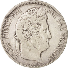 Francia, Louis-Philippe, 5 Francs, 1838, Marseille, MB, Argento, KM:749.10, G...