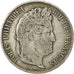 Moneda, Francia, Louis-Philippe, 5 Francs, 1834, Nantes, BC+, Plata, KM:749.12
