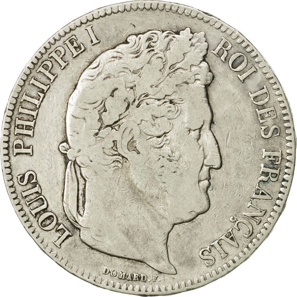 Munten, Frankrijk, Louis-Philippe, 5 Francs, 1841, Lille, FR, Zilver, KM:749.13