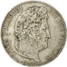 Coin, France, Louis-Philippe, 5 Francs, 1834, Strasbourg, VF(30-35), Silver