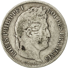 Moneta, Francia, Louis-Philippe, 5 Francs, 1831, Rouen, MB, Argento, KM:745.2
