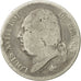 Moneta, Francia, Louis XVIII, 2 Francs, 1823, Lille, B+, Argento, KM:710.12