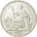 FRENCH INDO-CHINA, Piastre, 1907, Paris, EF(40-45), Silver, KM:5a.1