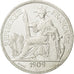 INDOCINA FRANCESE, Piastre, 1909, Paris, BB, Argento, KM:5a.1, Lecompte:292