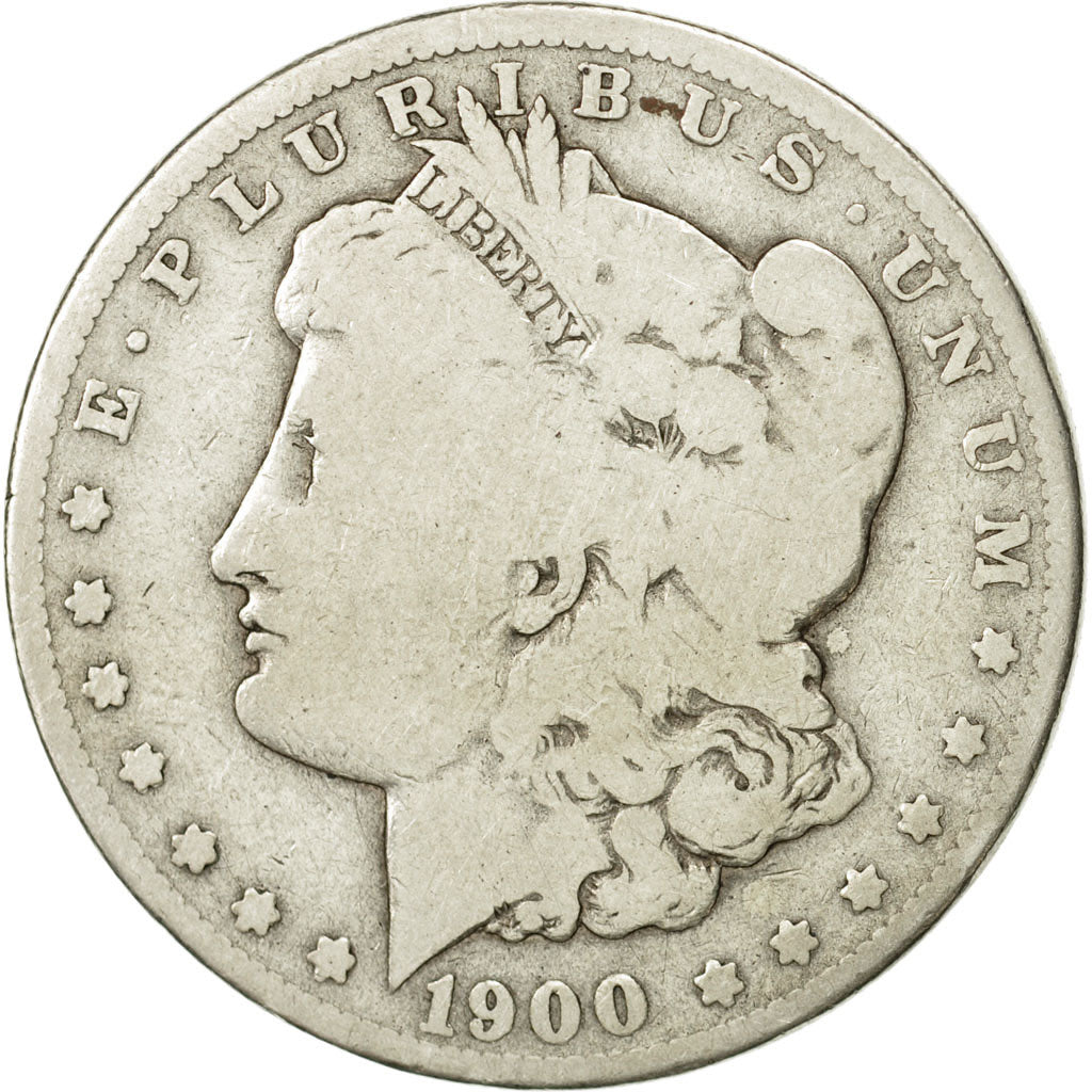 Stati Uniti, Morgan Dollar, 1900, U.S. Mint, New Orleans, B, Argento, KM 110