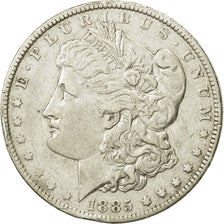 Stati Uniti, Morgan Dollar, 1885, U.S. Mint, New Orleans, BB, Argento, KM 110