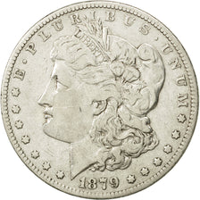United States, Morgan Dollar, 1879, U.S. Mint, Philadelphia, VF(30-35), KM 110
