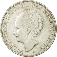 Münze, Niederlande, Wilhelmina I, 2-1/2 Gulden, 1929, SS, Silber, KM:165