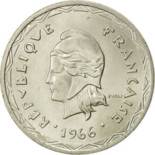 Nuove Ebridi, 100 Francs, 1966, Paris, SPL, Argento, KM:1, Lecompte:59