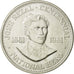 Philippines, Peso, 1961, AU(55-58), Silver, KM:192
