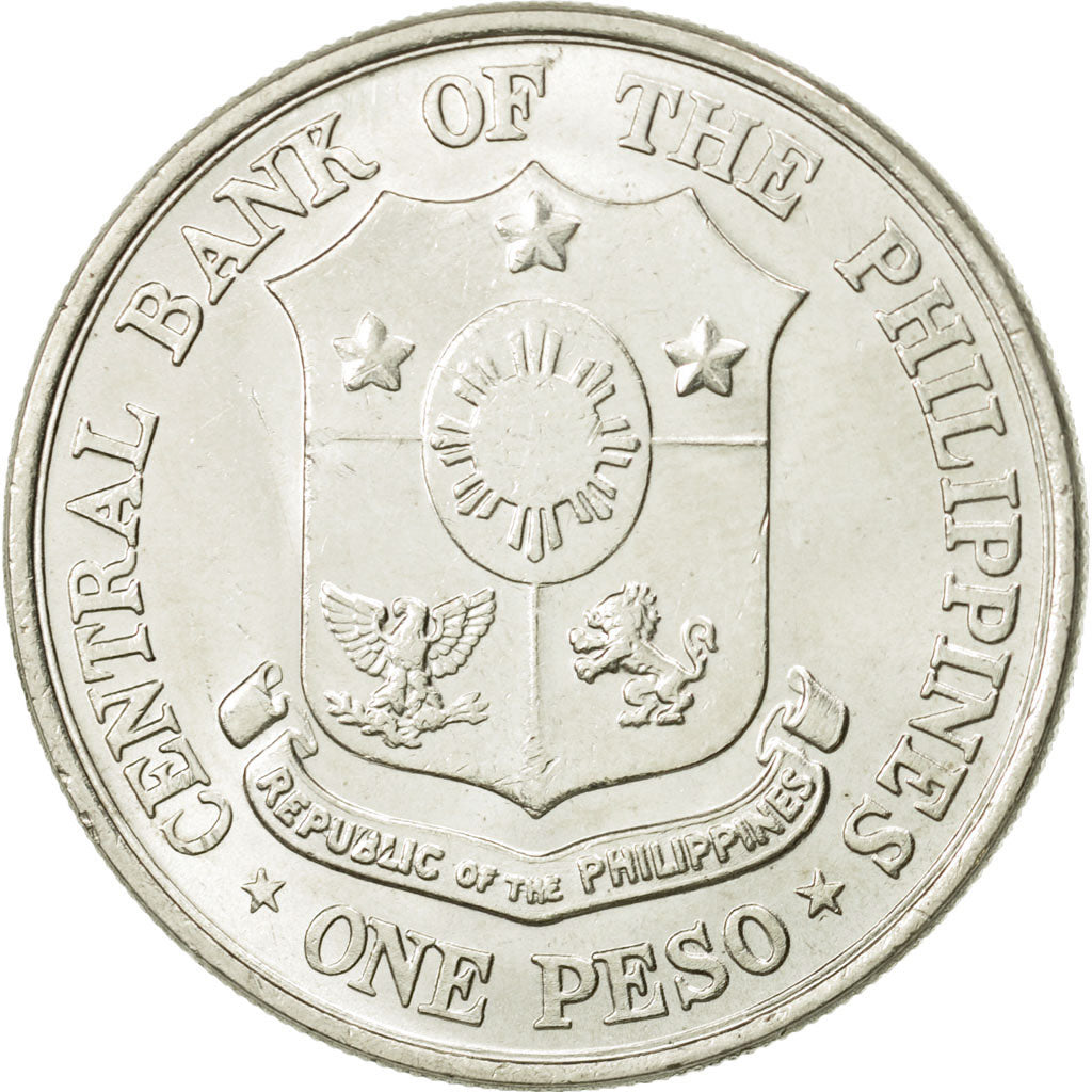 Philippines, Peso, 1961, AU(55-58), Silver, KM:192