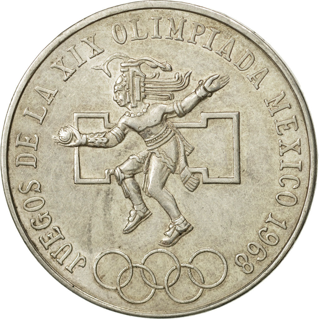 Messico, 25 Pesos, 1968, SPL-, Argento, KM:479.1