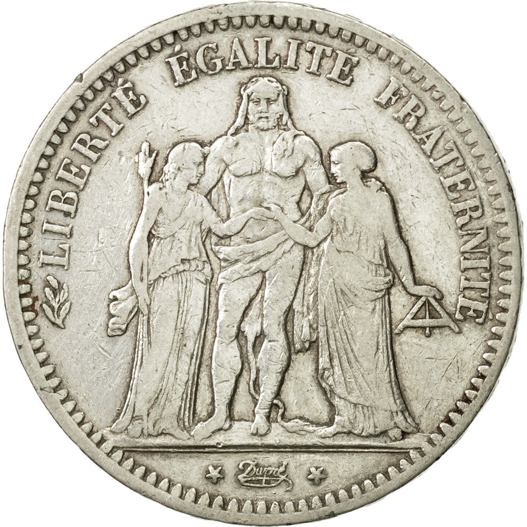 Coin, France, Hercule, 5 Francs, 1849, Paris, EF(40-45), Silver, KM:756.1