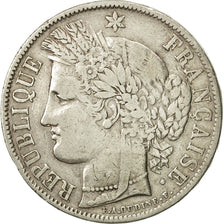 France, Cérès, 5 Francs, 1850, Paris, VF(20-25), Silver, KM:761.1, Gadoury:719