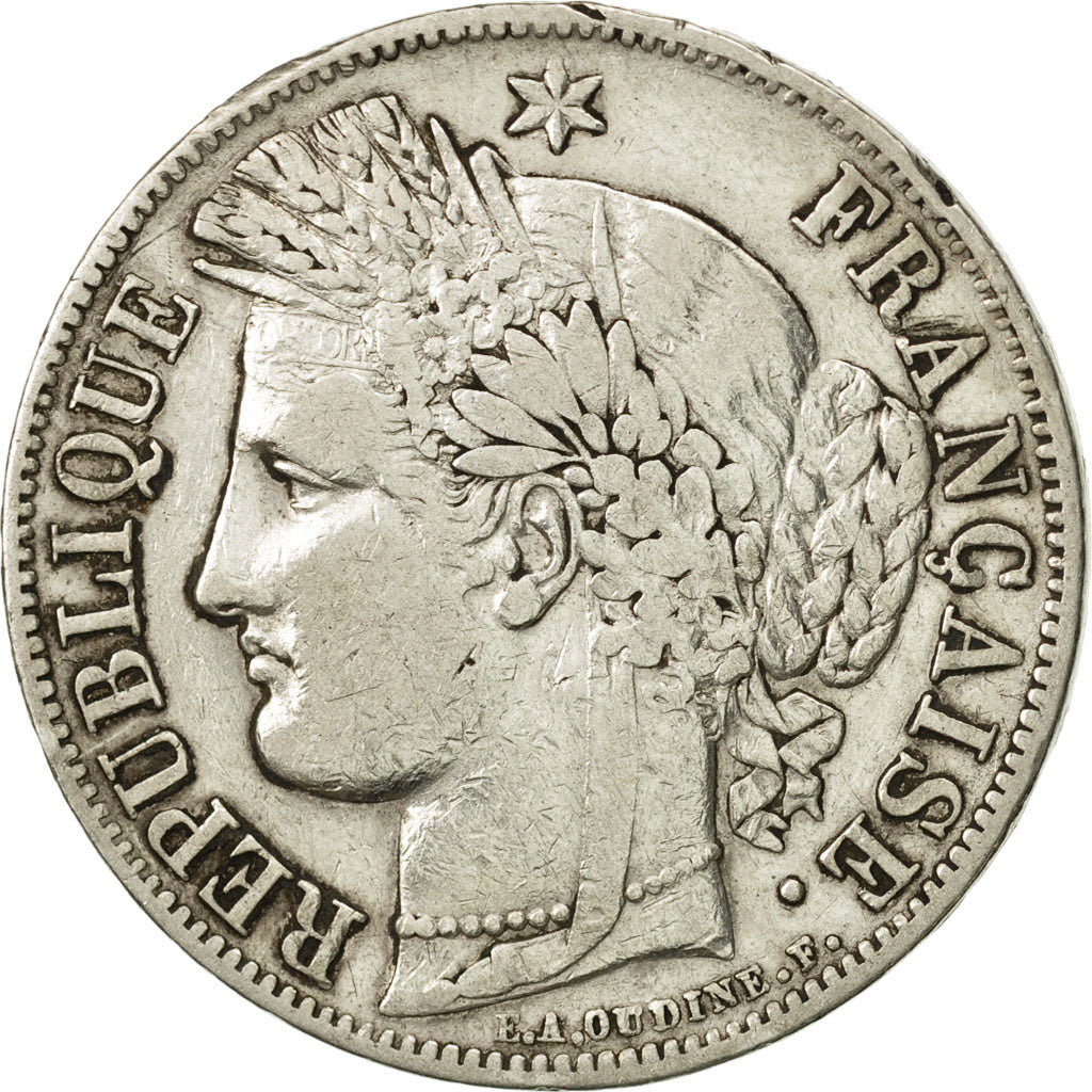 Monnaie, France, Cérès, 5 Francs, 1850, Paris, TB+, Argent, KM:761.1