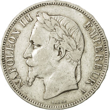 France, Napoléon III, 5 Francs, 1868, Paris, TB+, Argent, Gadoury 739