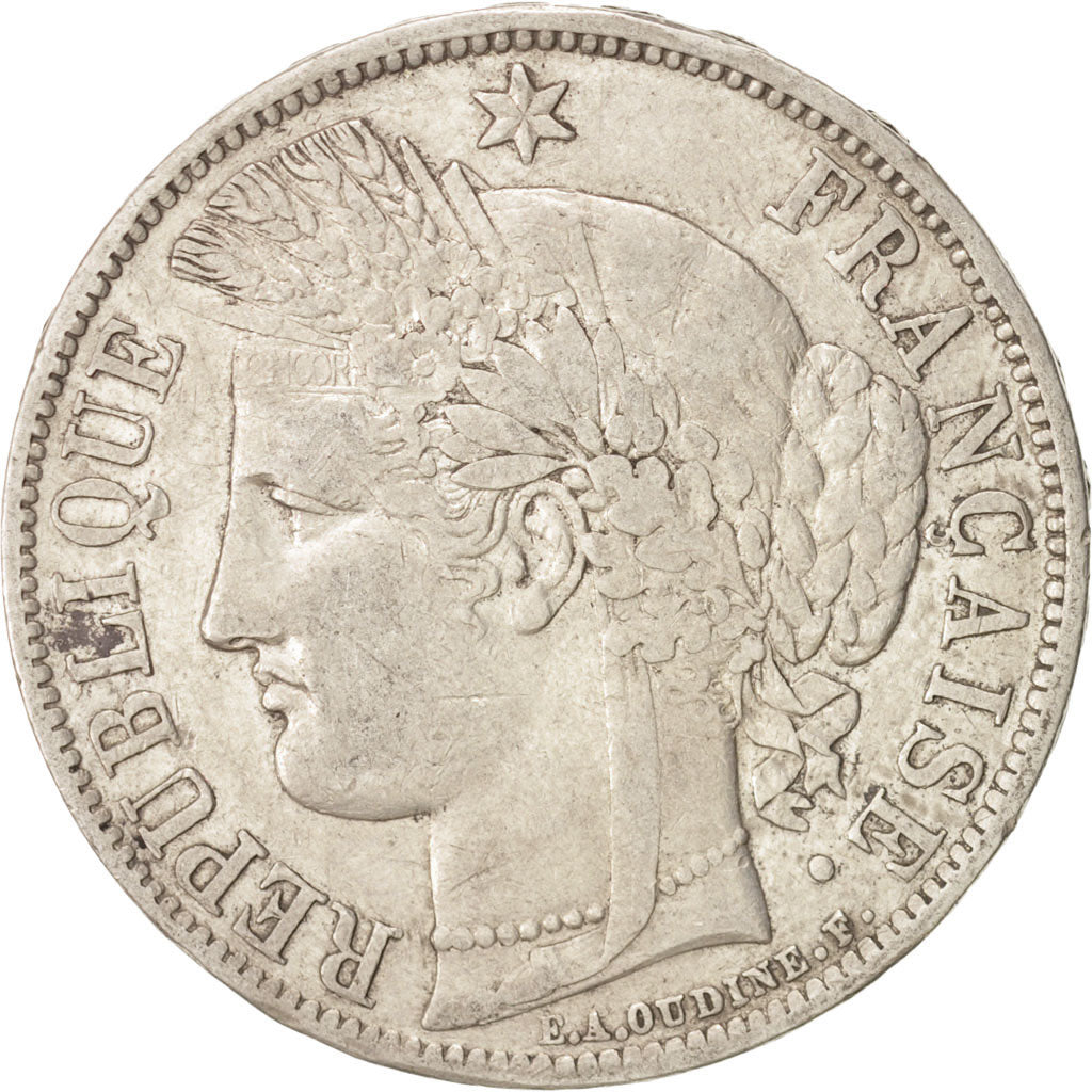 Monnaie, France, Cérès, 5 Francs, 1870, Paris, TTB, Argent, KM:818.1