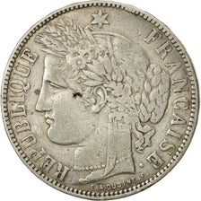 Coin, France, Cérès, 5 Francs, 1870, Bordeaux, VF(20-25), Silver, KM:818.2