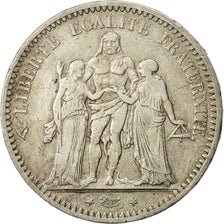 France, Hercule, 5 Francs, 1873, Paris, EF(40-45), Silver, KM:820.1