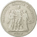 France, Hercule, 5 Francs, 1873, Bordeaux, TB+, Argent, KM:820.2, Gadoury:745a