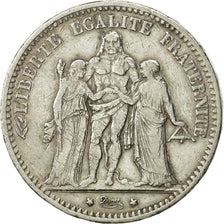 France, Hercule, 5 Francs, 1874, Paris, VF(30-35), Silver, KM:820.1