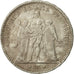 Moneta, Francia, Hercule, 5 Francs, 1874, Bordeaux, MB+, Argento, KM:820.2