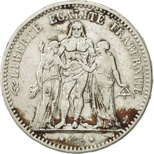Monnaie, France, Hercule, 5 Francs, 1875, Paris, TTB, Argent, KM:820.1